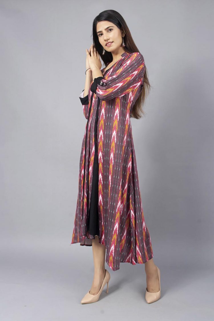 Indo Western Stylish Flared Kurti - Image 3