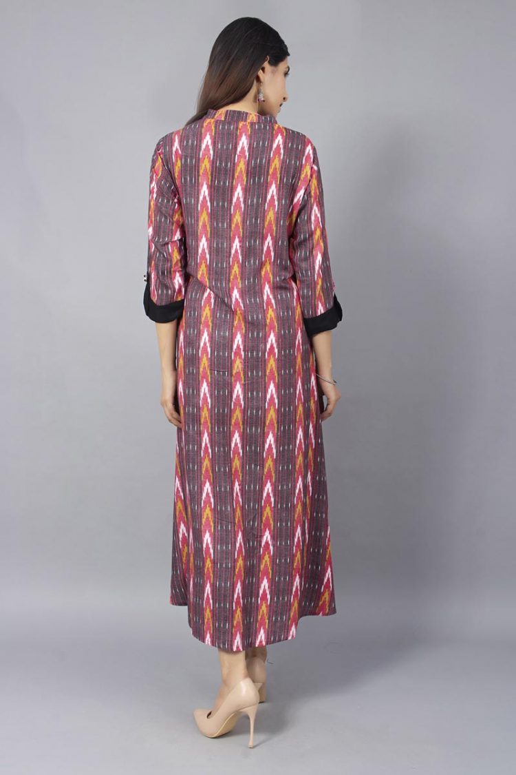 Indo Western Stylish Flared Kurti - Image 4