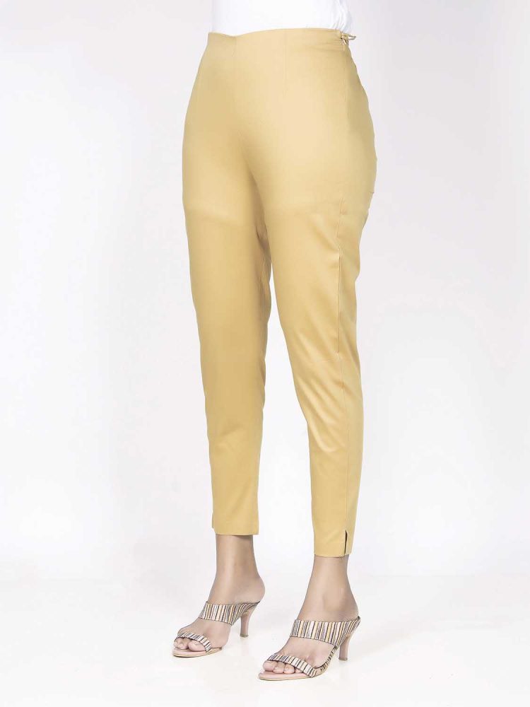 Yellow Golden Stretchable Pant - Image 4